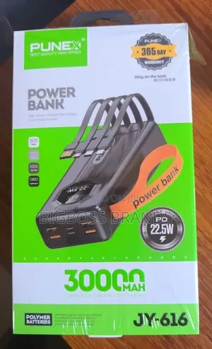 Punex Powerbank 30000 Mah 22.5w