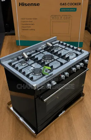  Hisense Full Gas Cooker 5 Plates With
Electric Oven Size 60*90