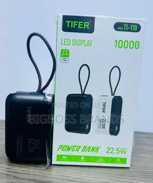 Tifer Portable Led Power Bank 10000 Mah Ti-110