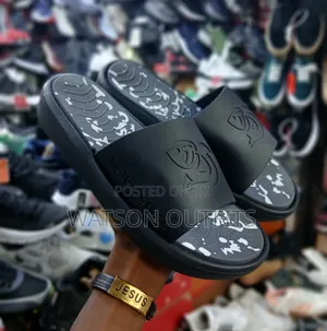 Men's Rubber Materials Pure and Original Open Shoes Bahamas Branded