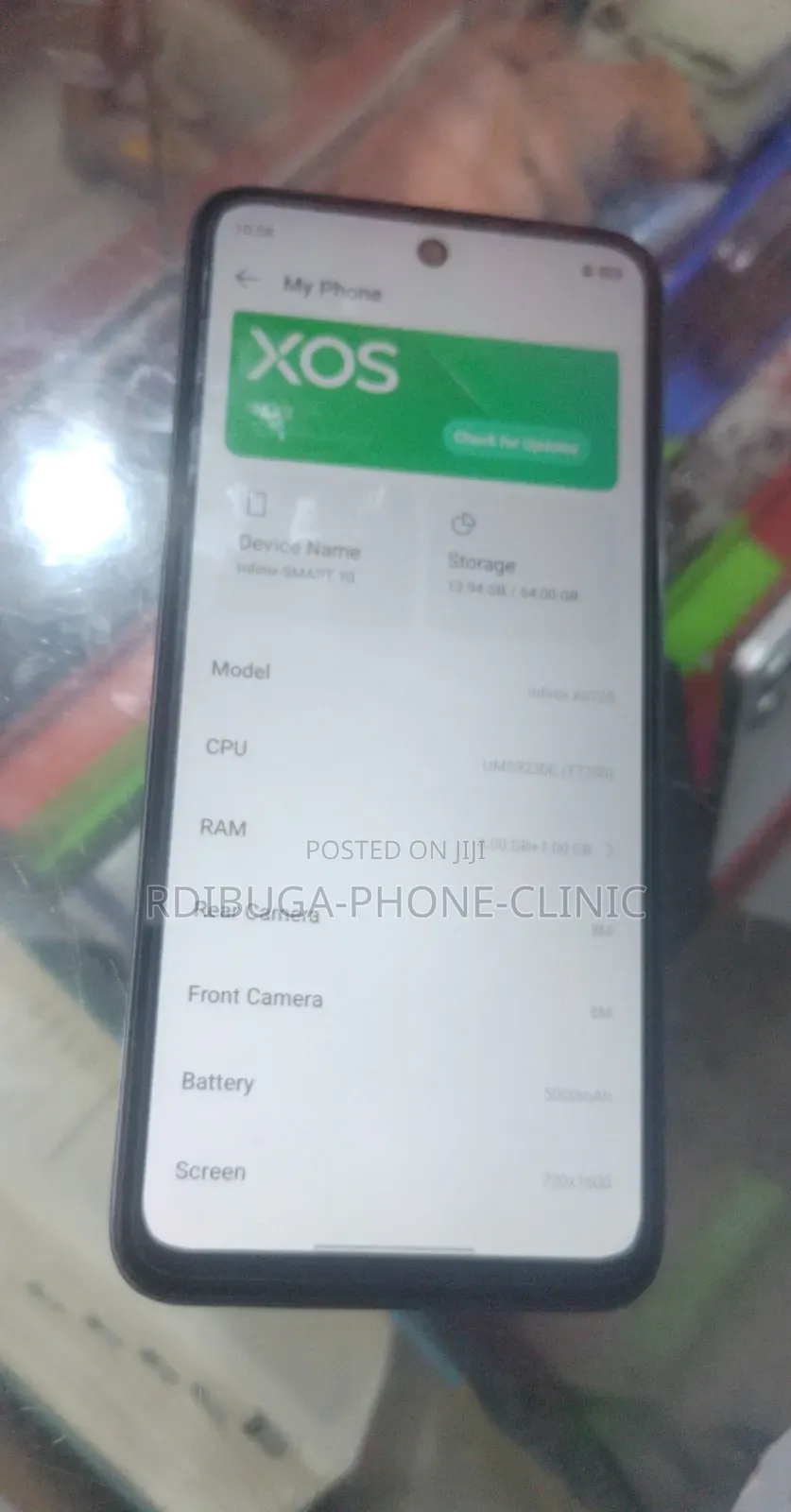 Infinix Smart 10 64 GB Black