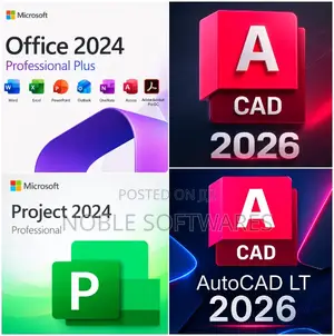 Microsoft Office 2024 + Autocad 2026 + Autocad Lt 2026