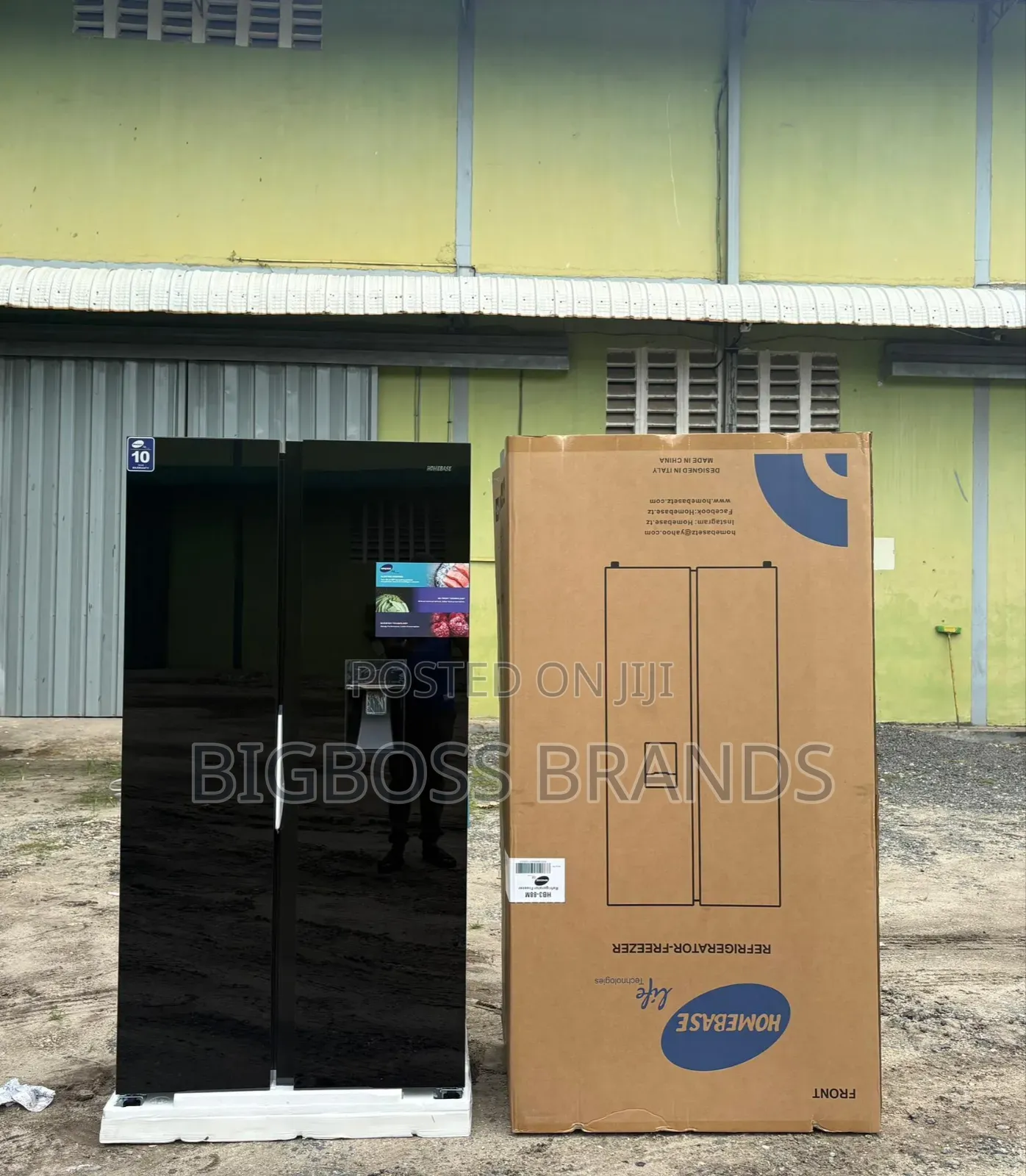 Homebase Side-by-Side Refrigerator529 Litres