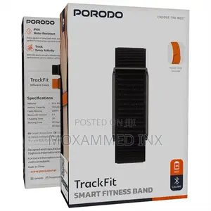 Pdsb10625bk Porodo Trackfit Smart Fitness Band Fitness Tracker