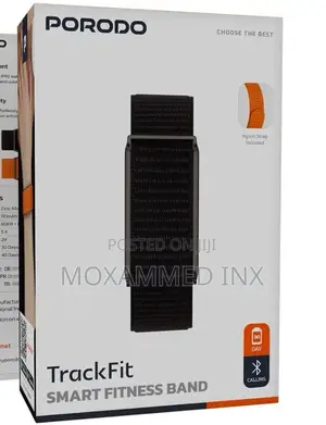 Pdsb10625bk Porodo Trackfit Smart Fitness Band Fitness Tracker