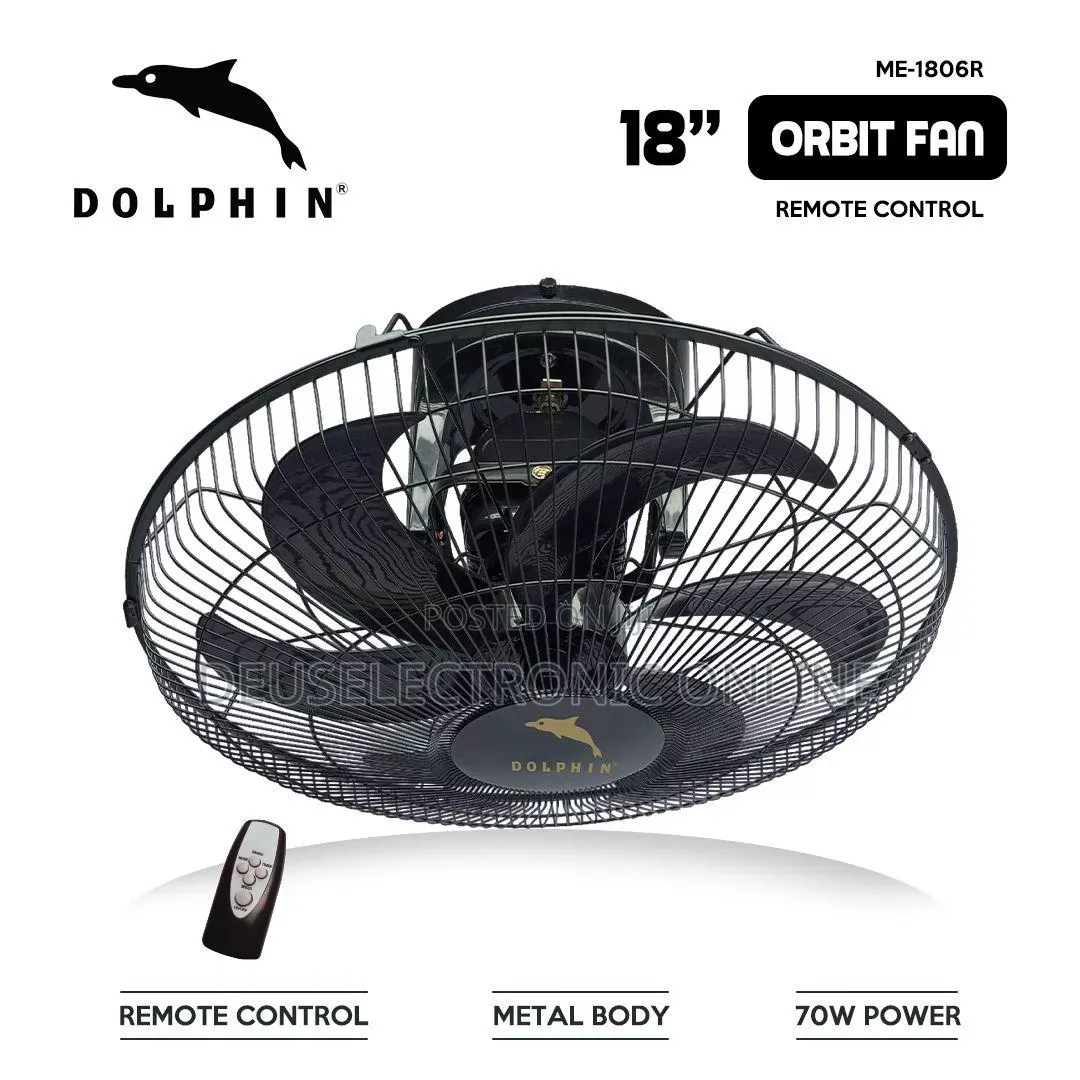 Dolphin Orbit Fan Mapanga Tano Size 18 Zipo Mbili Kwenye Ctn*