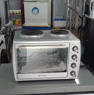 Westpoint Mini Oven 45-Litres With 2 Electric Hot Plates on Top
