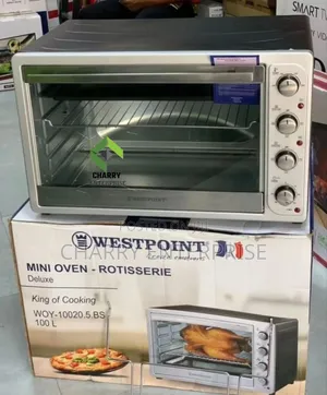 100l Westpoint Electric Oven Bake, Grill, Roast 2200w Pika, Choma, Oka