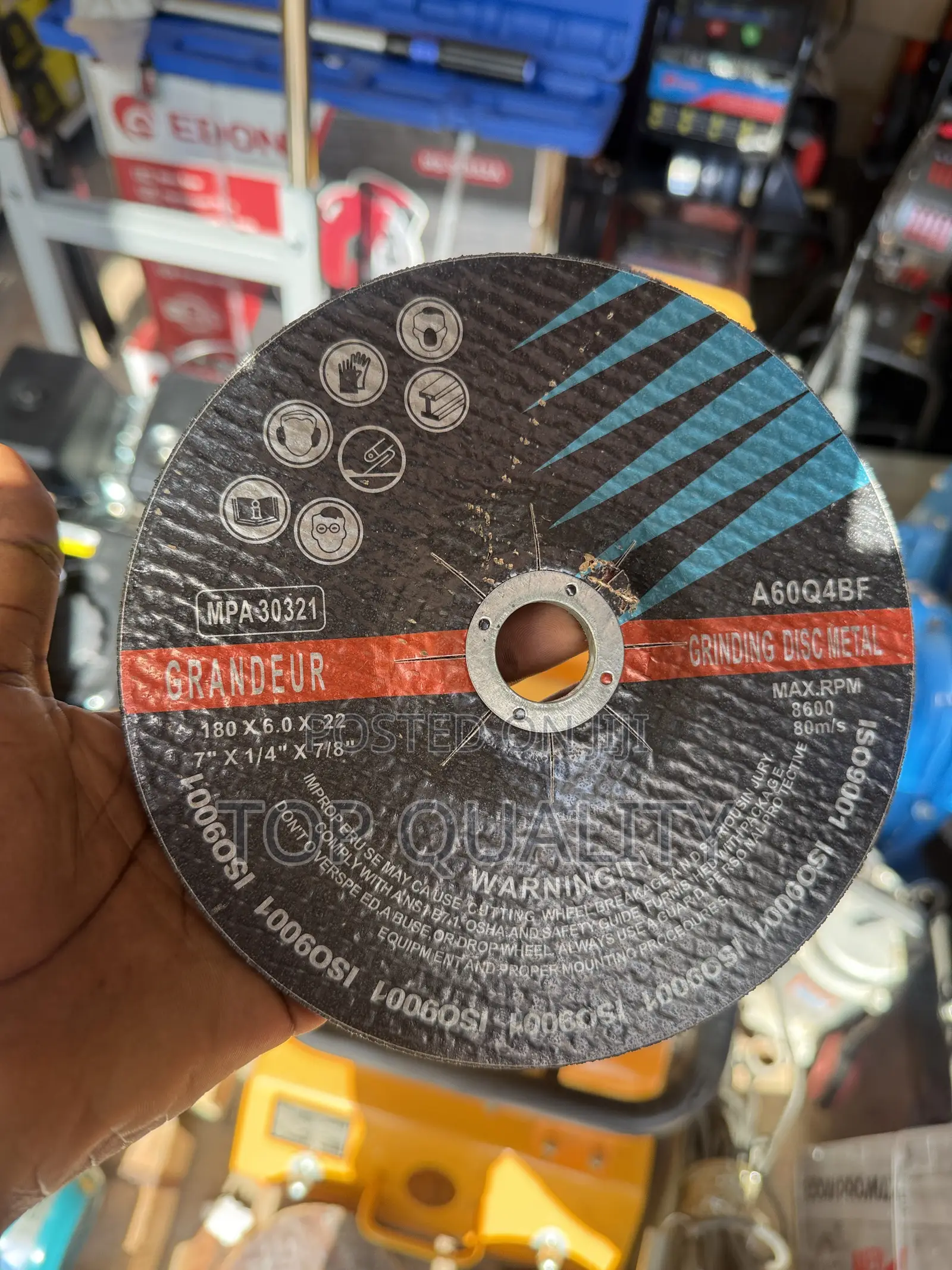 Metal Grinding Disc 7”