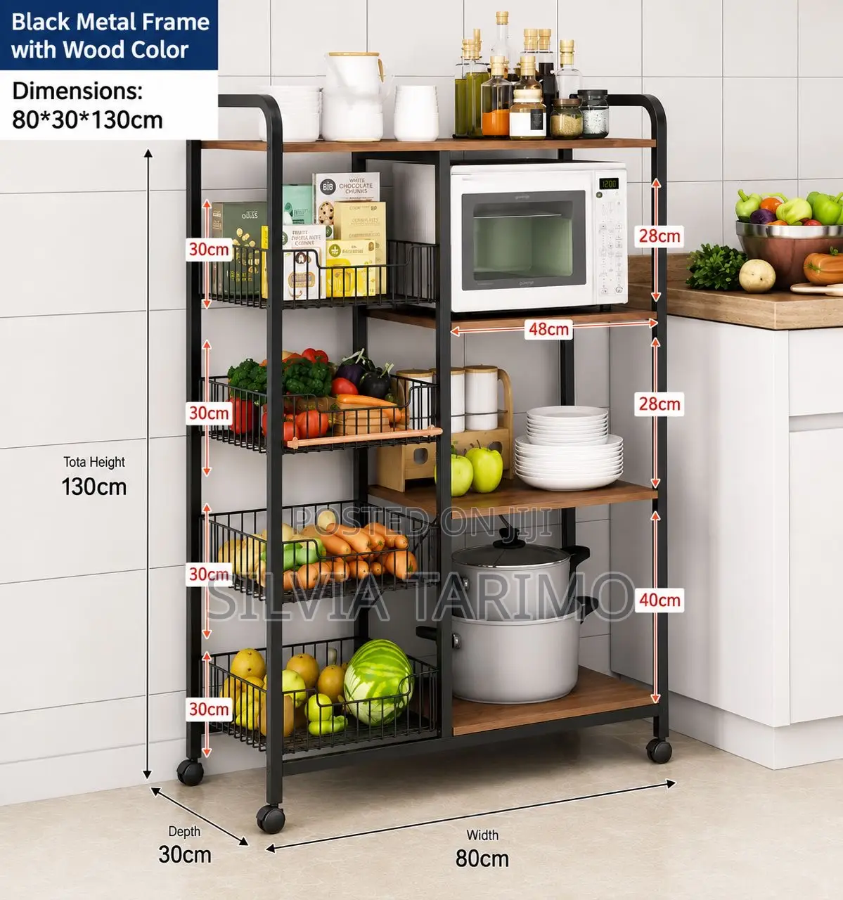 Multifunctional Kitchen Storage Rack