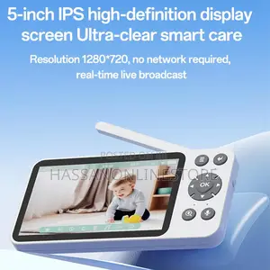 Yesido Km28 5 Inch LCD Screen 2.4g Wifi Baby Monitor Care Camera