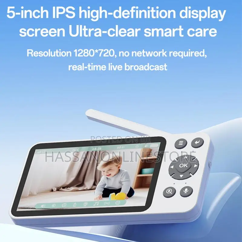 Yesido Km28 5 Inch LCD Screen 2.4g Wifi Baby Monitor Care Camera