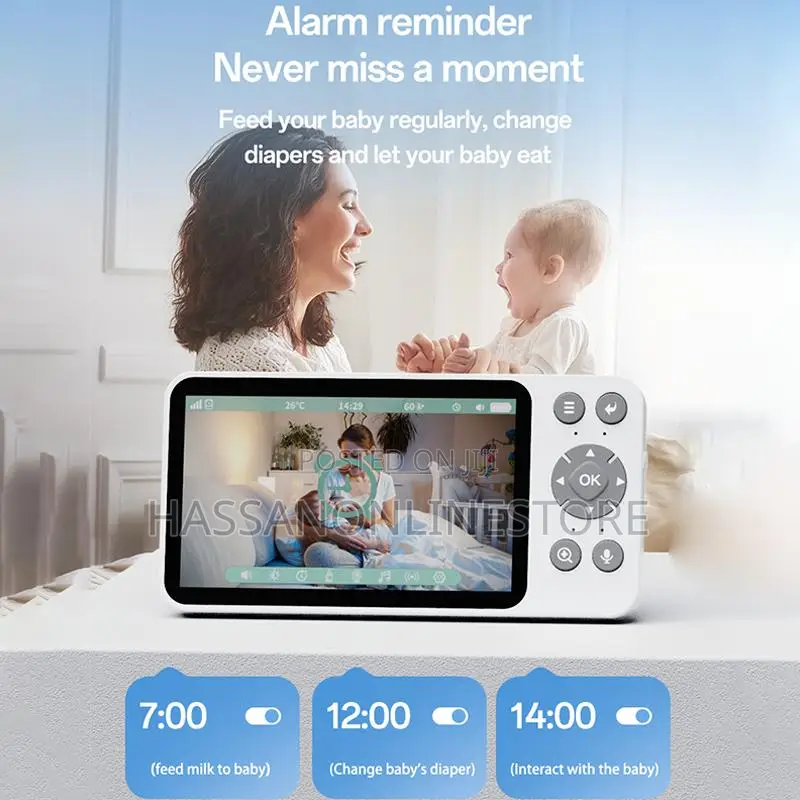 Yesido Km28 5 Inch LCD Screen 2.4g Wifi Baby Monitor Care Camera