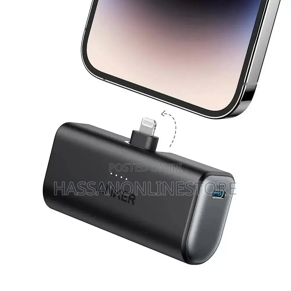 Anker A1645h11 Nano Power Bank (12w) 5000mah With Built-in Lightning