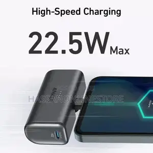 Anker A1645h11 Nano Power Bank (12w) 5000mah With Built-in Lightning