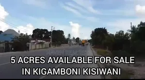 5acres for Sale at Kigamboni Kisiwani Along Main Road