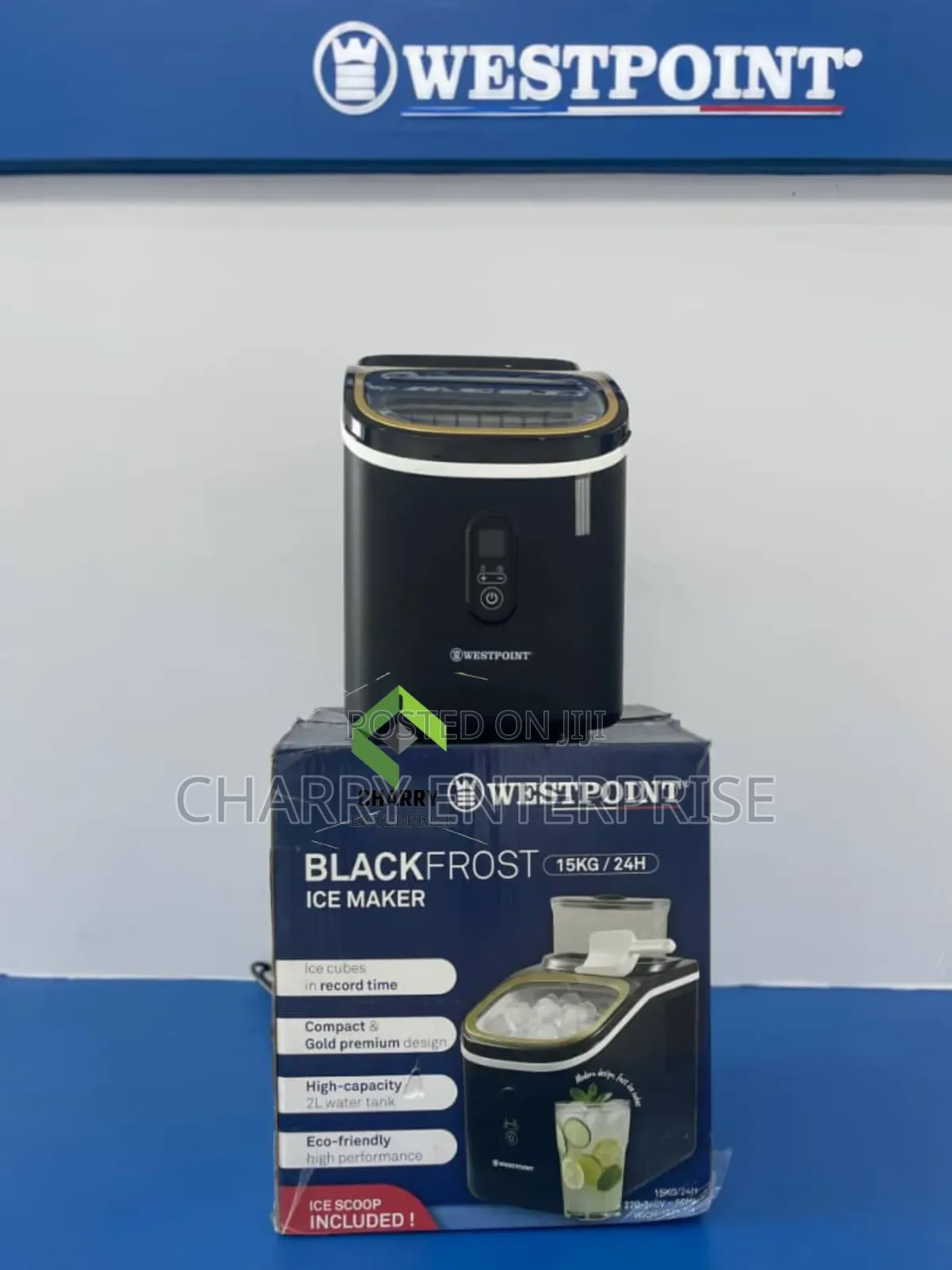 Westpoint Ice Maker 15kg With Water Reservoir 2l for Home or Business