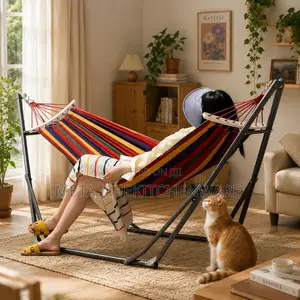 Double Stand Folding Steel Hammock 400lbs (181kg)