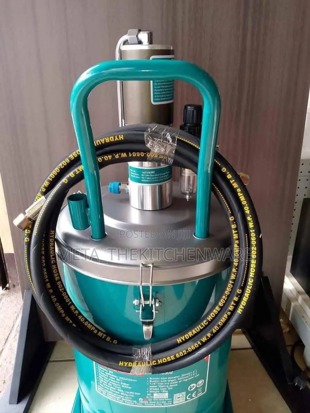 Total Professional Air Grease Lubricator 30l Model Tht118302