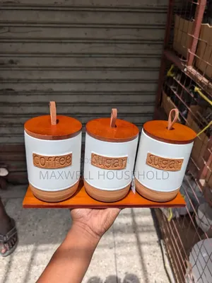 Ceramic Kitchen Canister Set