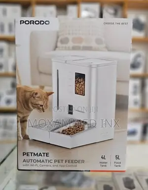 Pdfd035vwh Porodo Automatic Pet Feeder With Wifi