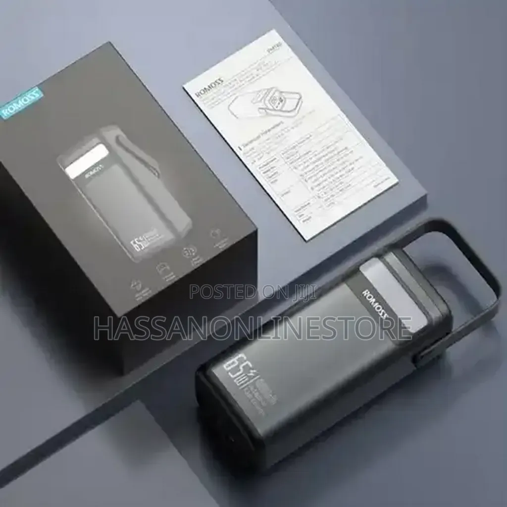 Romoss Pmt40 Ezcarry Pro 40000mah 65w Fast Charge Power Bank