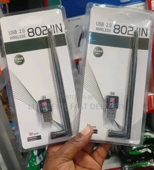 Usb 2.0 Wireless Wi-Fi Adapter 1200mbps Has External High-Gain Antenna