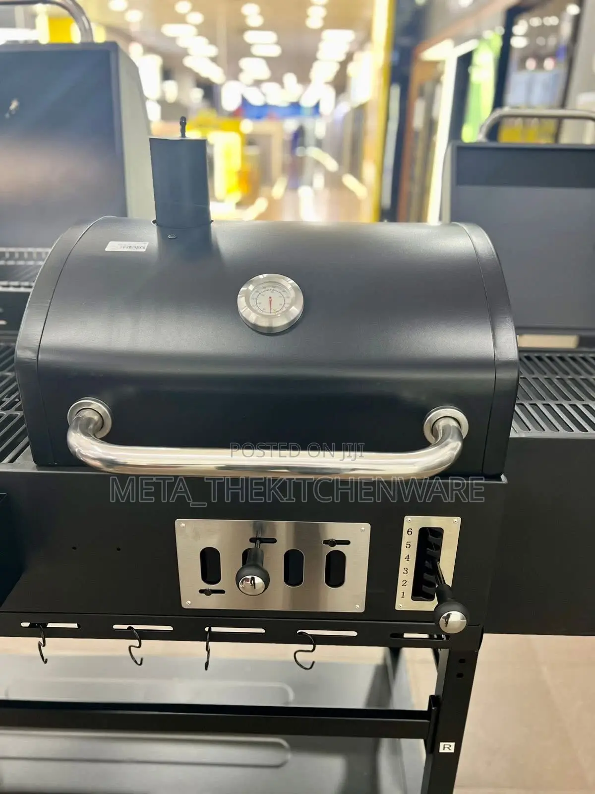 Heavy Duty Gas And Charcoal Bbq Grill Trolley