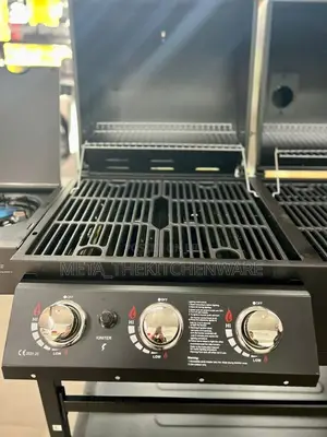 Heavy Duty Gas And Charcoal Bbq Grill Trolley