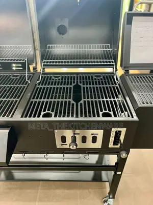 Heavy Duty Gas And Charcoal Bbq Grill Trolley