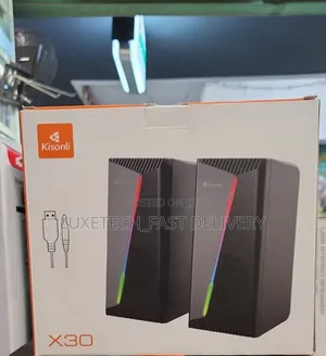 Kisonli X30 Mini Speakers for Desktop Computers, Laptops and Tablets