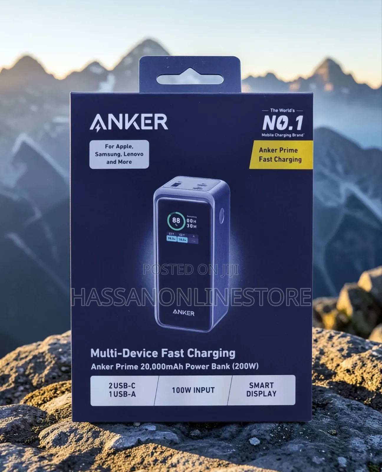 Anker 735 Prime - A1336 20,000mah Power Bank 200w