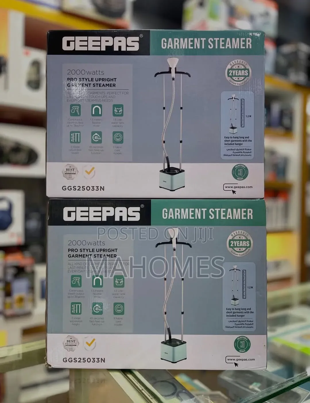 Geepas Garment Steamer With 2000w