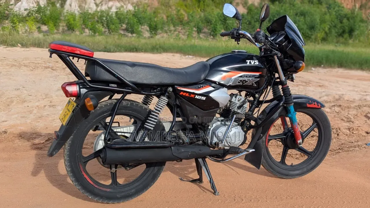 New TVS HLX 125 2025 Black