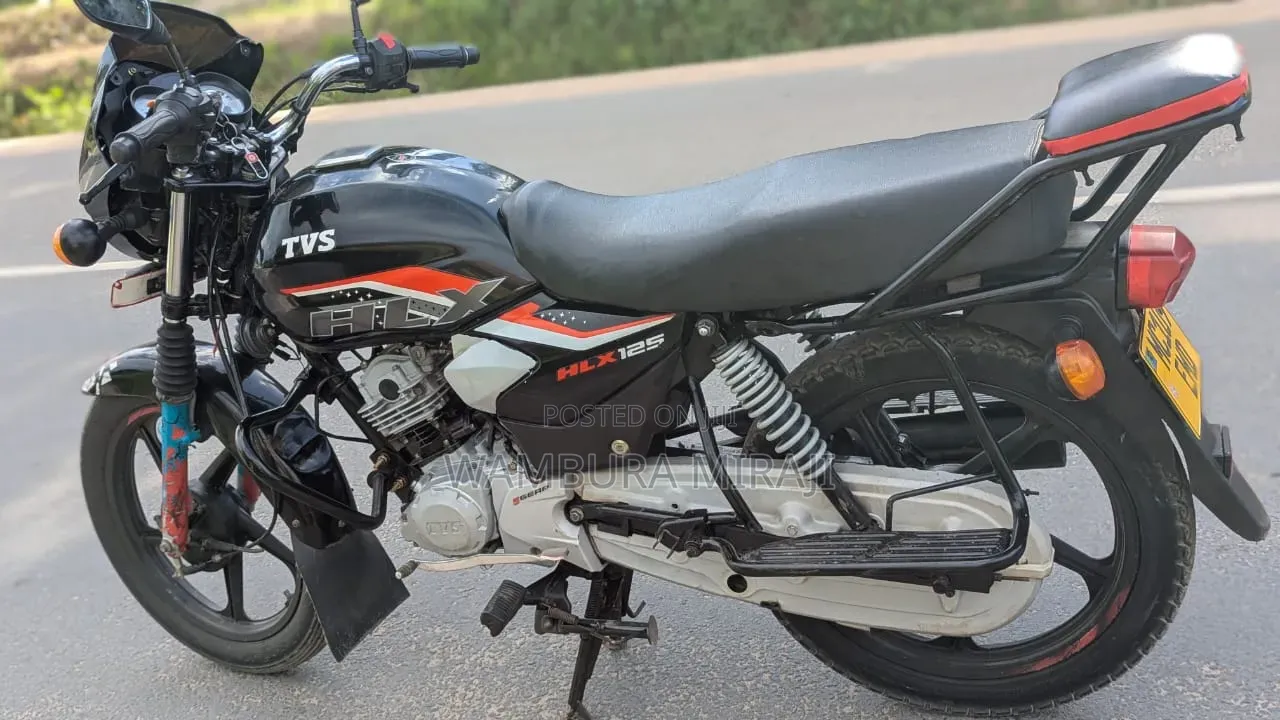 New TVS HLX 125 2025 Black