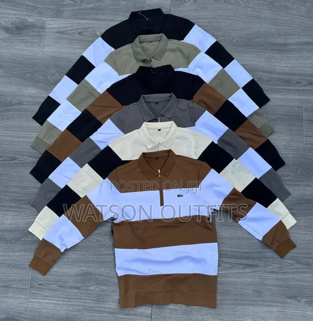 Men's New and Original T-Shirts Long Sleeved More Than 6 Colours Org