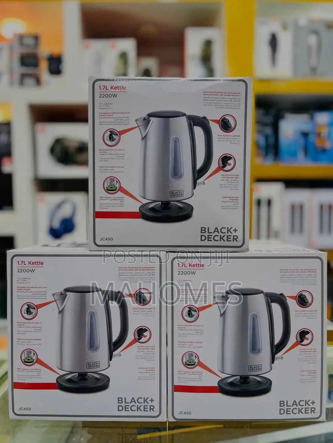 (Jc450) Black +Decker Kettle