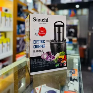 Saachi Nl-Ch-567s Electric Chopper Featuring a 3.0l Stainless Steel