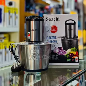 Saachi Nl-Ch-567s Electric Chopper Featuring a 3.0l Stainless Steel