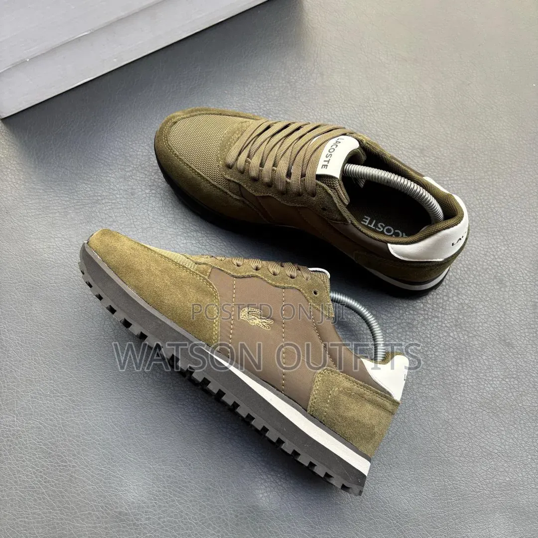 Men's Leather Sneakers or Sneaker Footwears or Raba Very Hot Lacoste