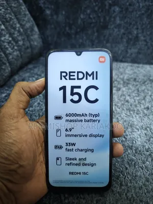 New Xiaomi Redmi 15C 4G 128 GB Black