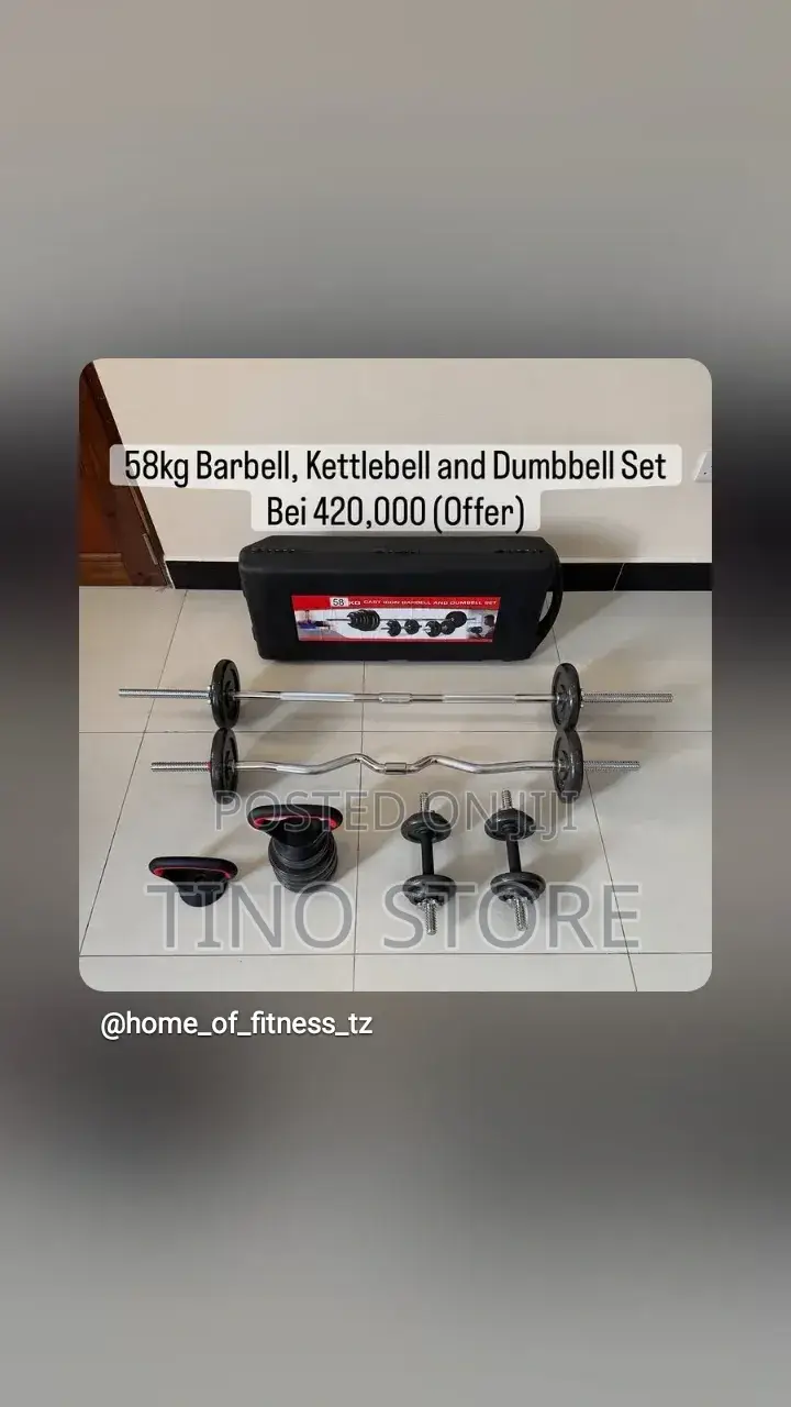 58kg Dummbell Set
