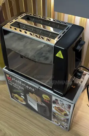 Hoffmans Stainless Steel Bread Toaster 2 Slice, 700w Hm- 8002