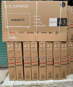  Solarmax 43” Smart Android Tv – Frameless 