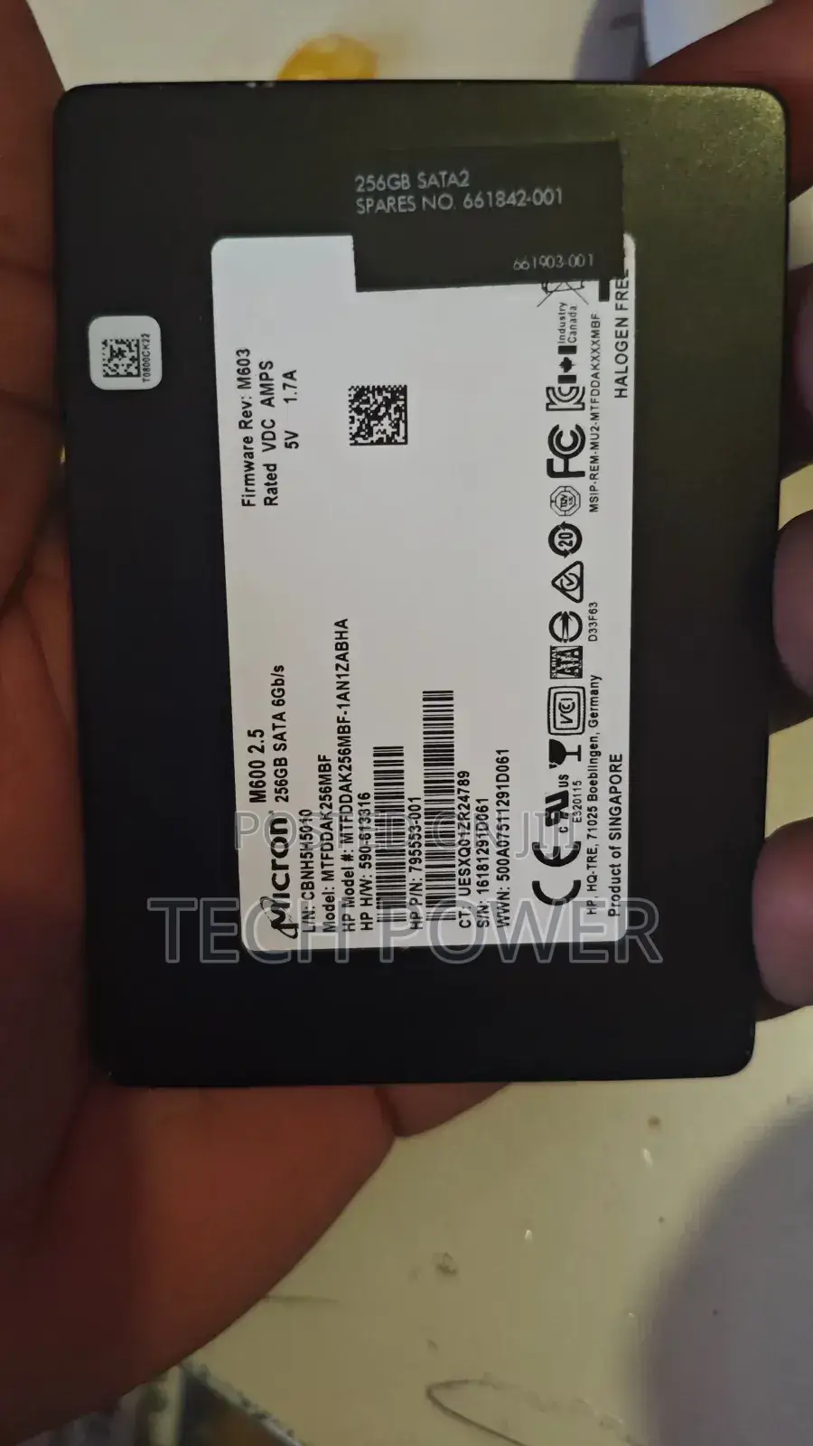 Micron SSD 256gb