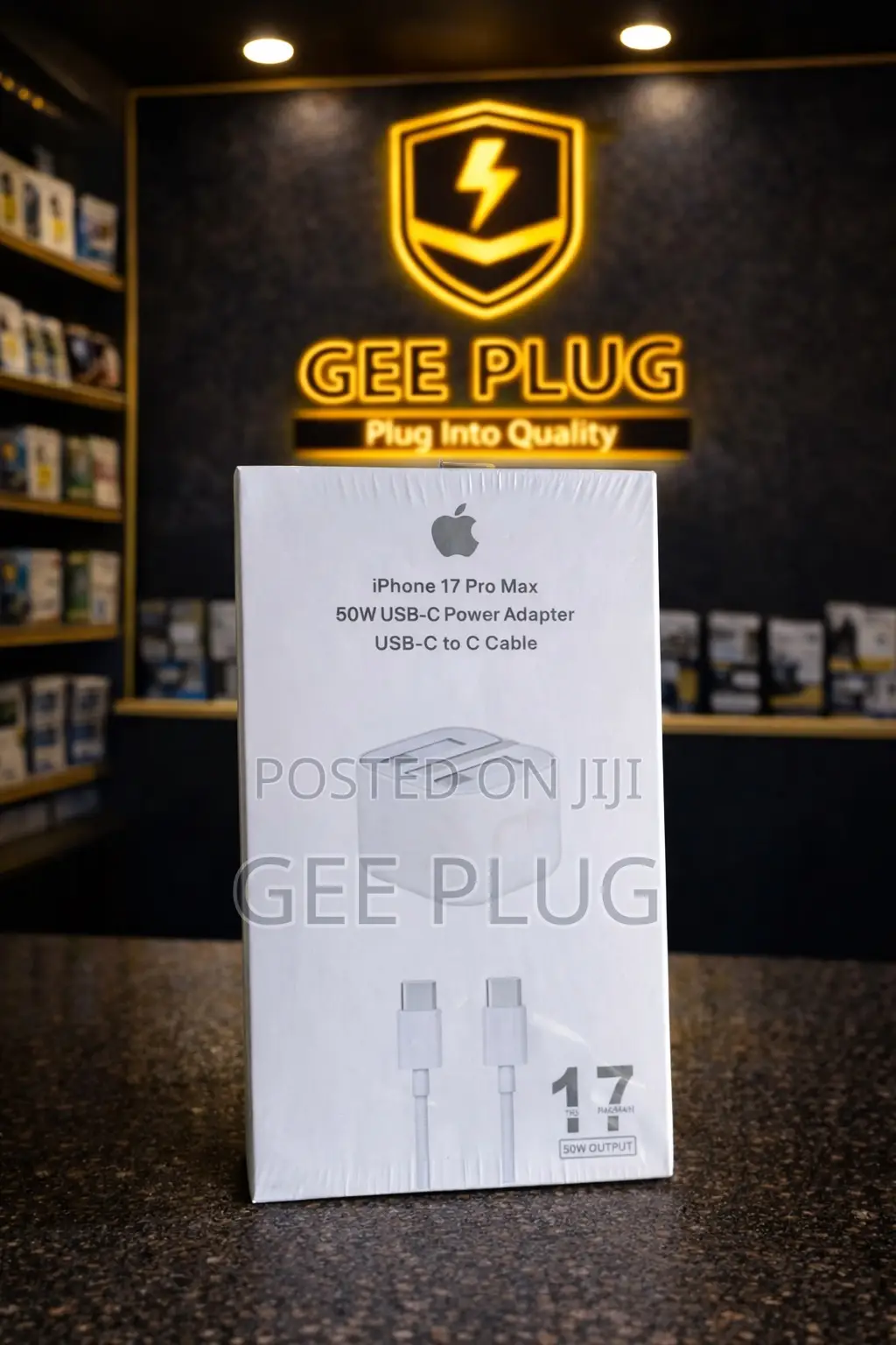 iPhone 17 Pro Max 50w Fast Charger Usb-C to C