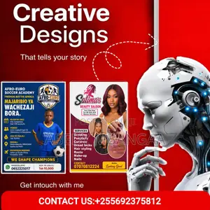 Design Za Poster Za Biashara Na Sherehe-kuanzia 5000/=