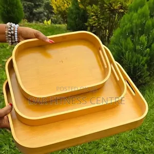 Bamboo Trays 3 PCS