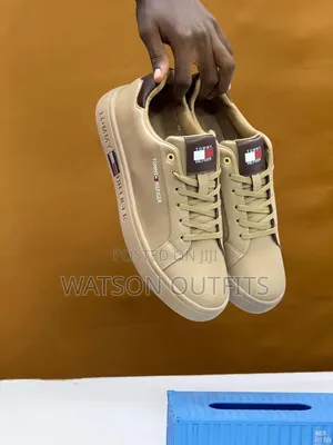 Men's Leather Shoes or Raba Hotly Made Za Tommy Hilfiger Brand
