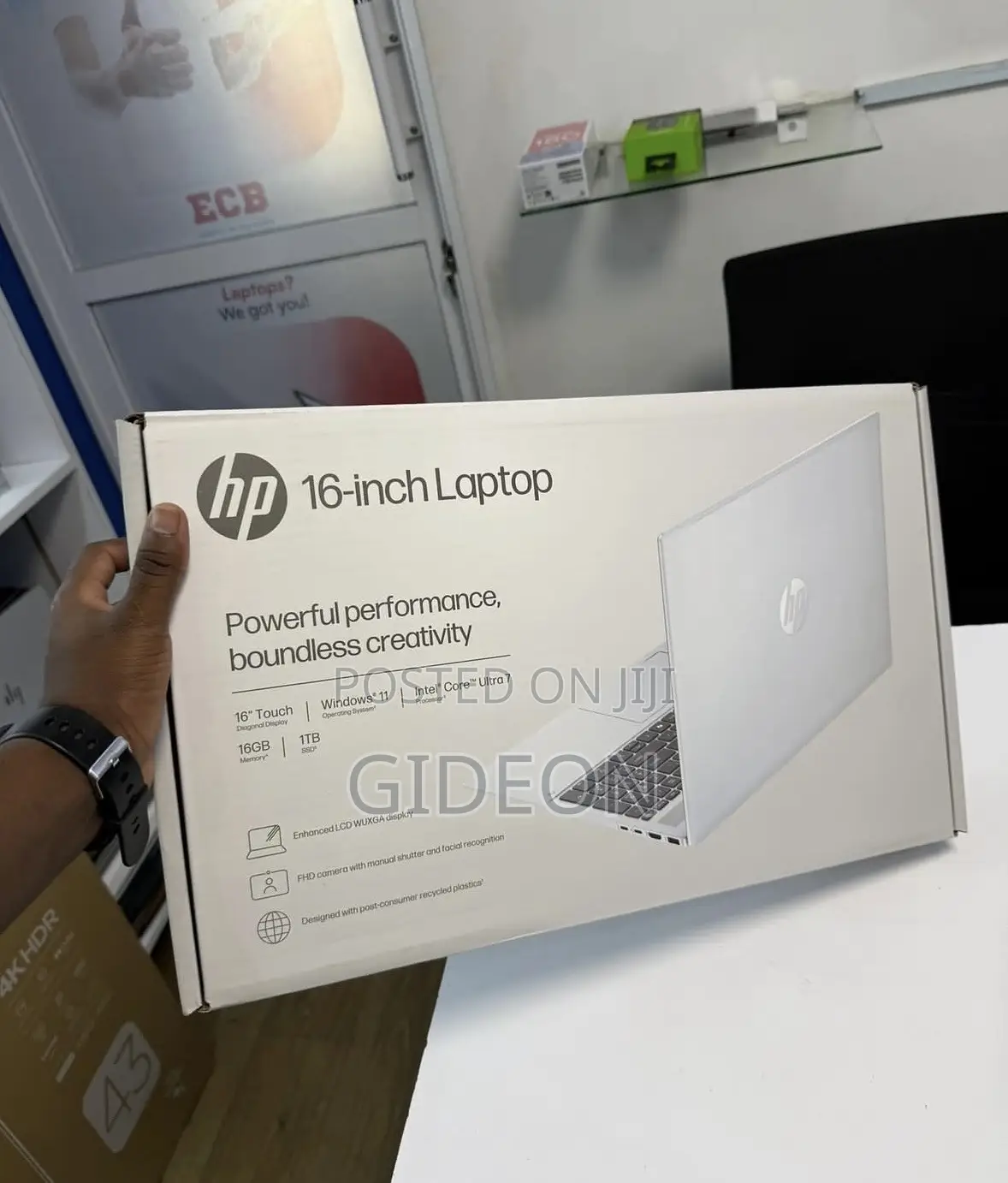 New Laptop HP OmniBook 5 16" 16GB Intel Core Ultra 7 SSD 1T